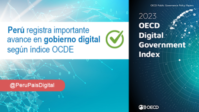 Perú se posiciona entre los líderes en Gobierno Digital según el Índice de la OCDE 2023