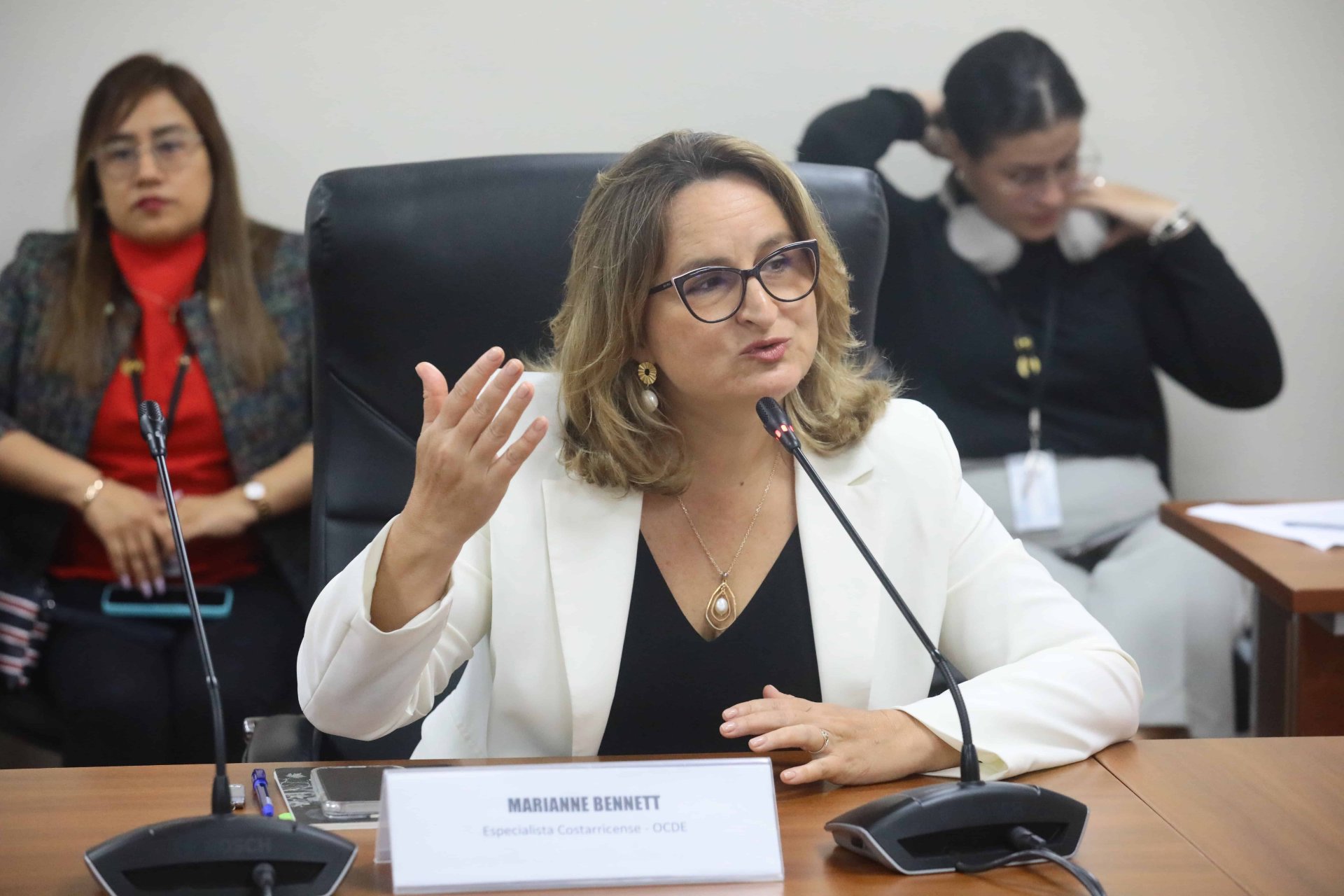 Marianne Bennett, quien lideró el proceso de adhesión de Costa Rica, se reunió con congresistas de CESIP-OCDE - Imagen 7