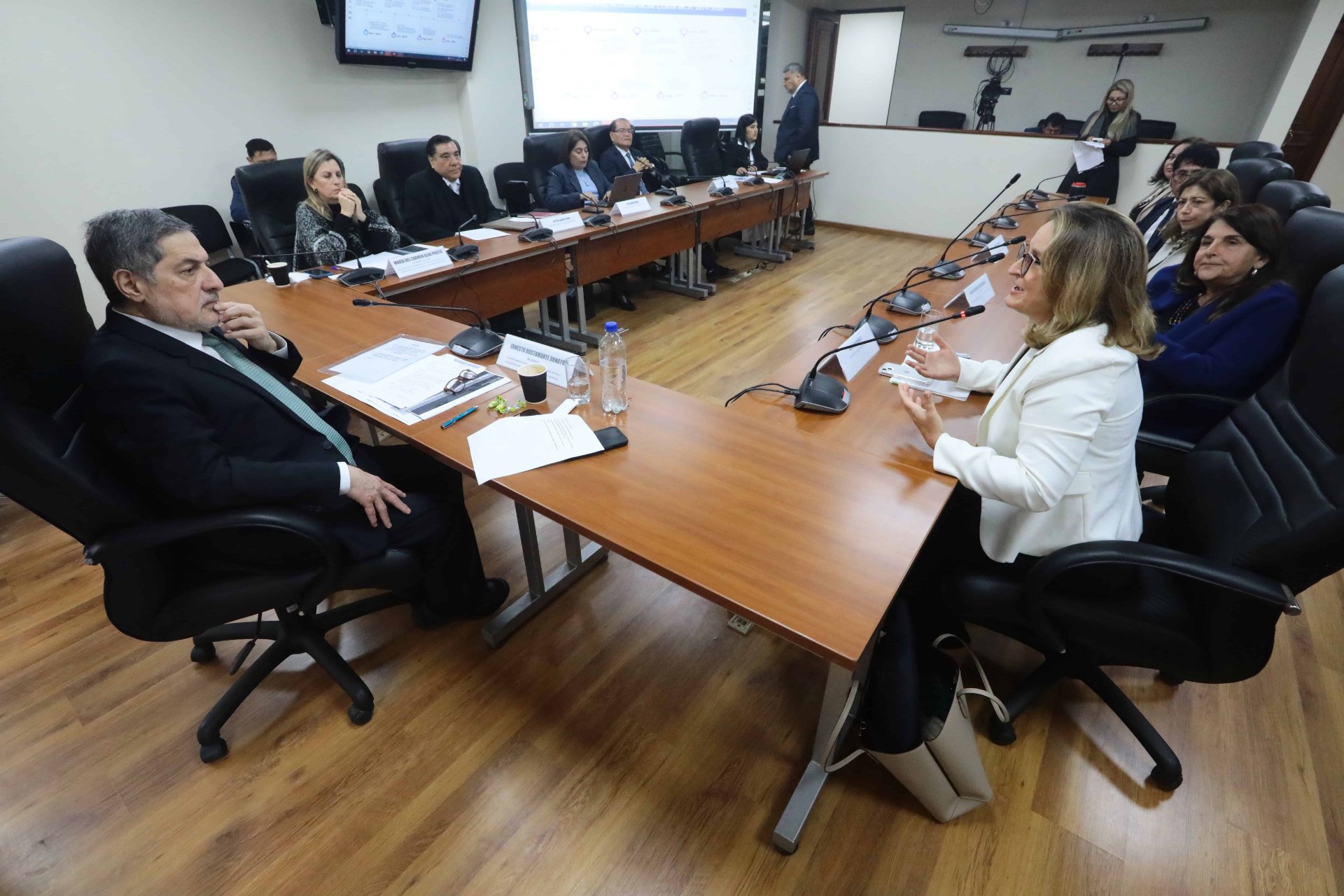 Marianne Bennett, quien lideró el proceso de adhesión de Costa Rica, se reunió con congresistas de CESIP-OCDE - Imagen 1