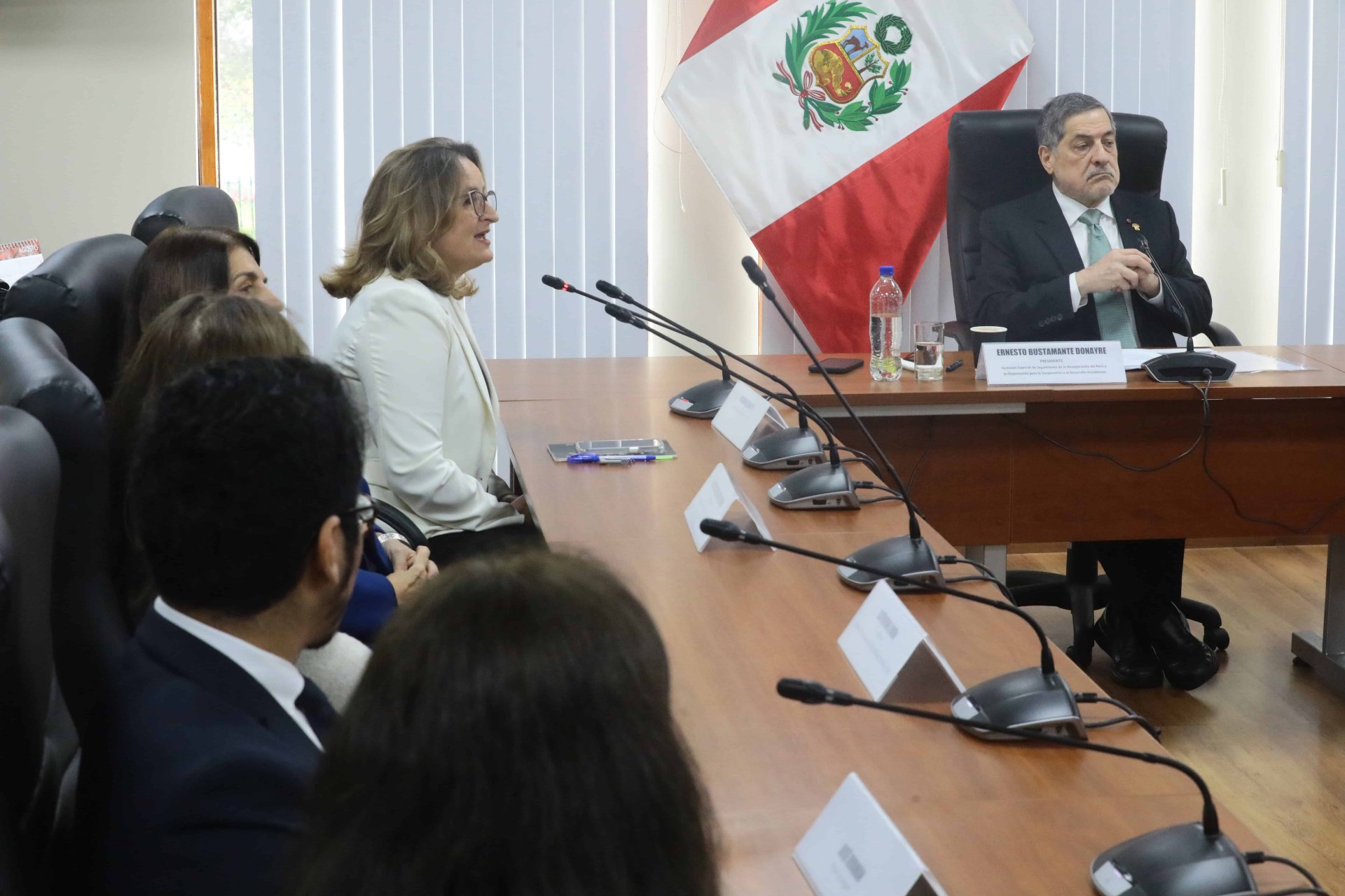 Marianne Bennett, quien lideró el proceso de adhesión de Costa Rica, se reunió con congresistas de CESIP-OCDE - Imagen 11
