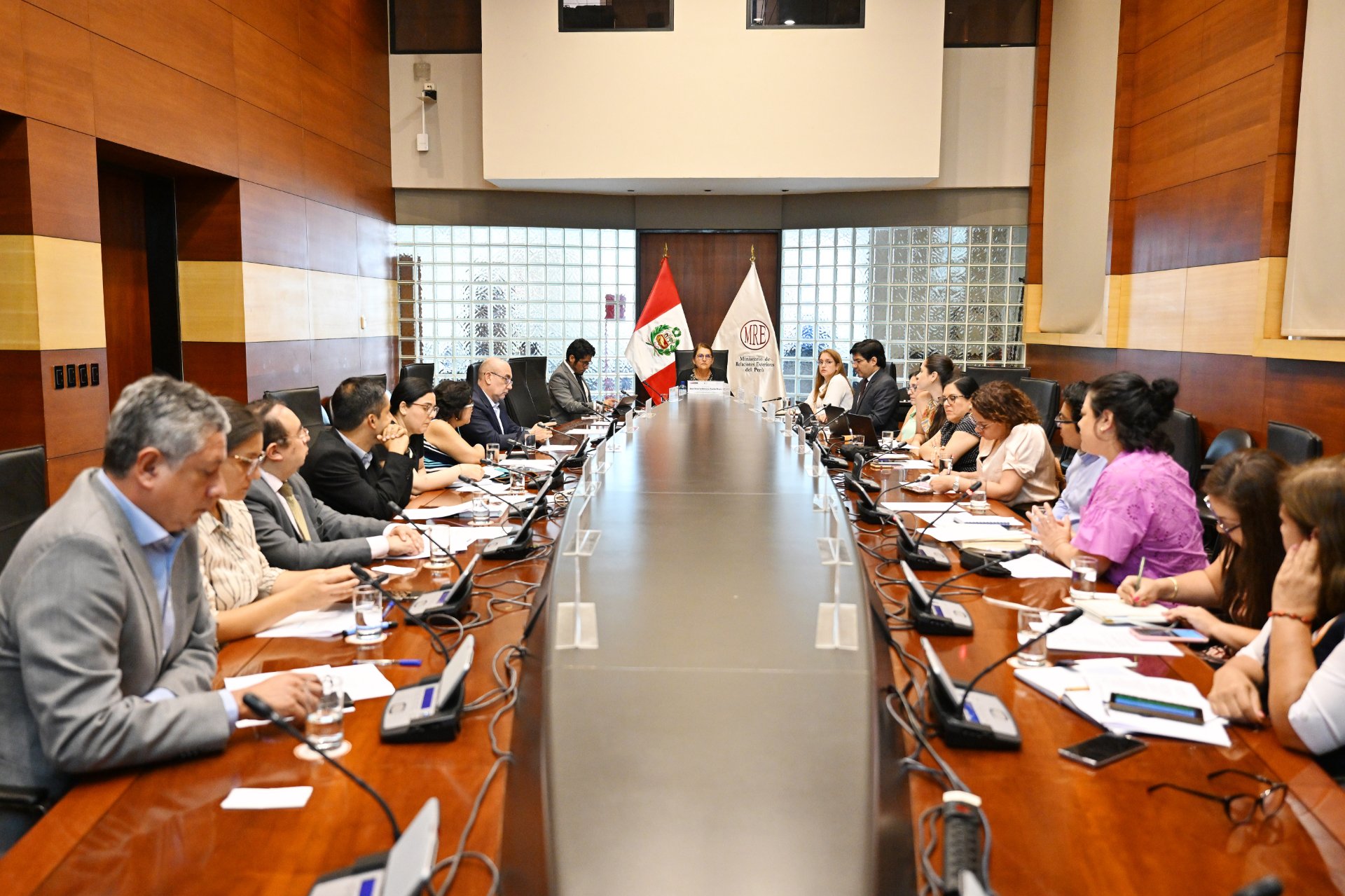 Reunión de coordinación con líderes sectoriales